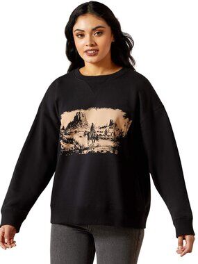Ariat Women’s Logo Hoodie Pullover Sweatshirt Western Casual NWT |  2W06B4/5